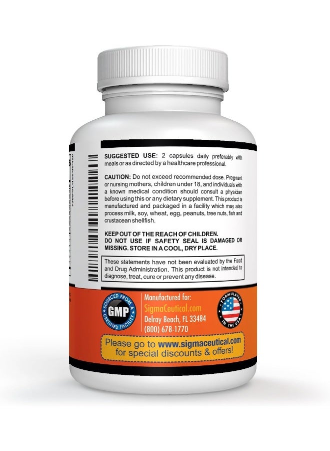 Sigmaceutical Zinc & Selenium Supplement - Thyroid Support Supplement - Iodine Capsules - Kelp Supplement - 120 Capsules - Image 3